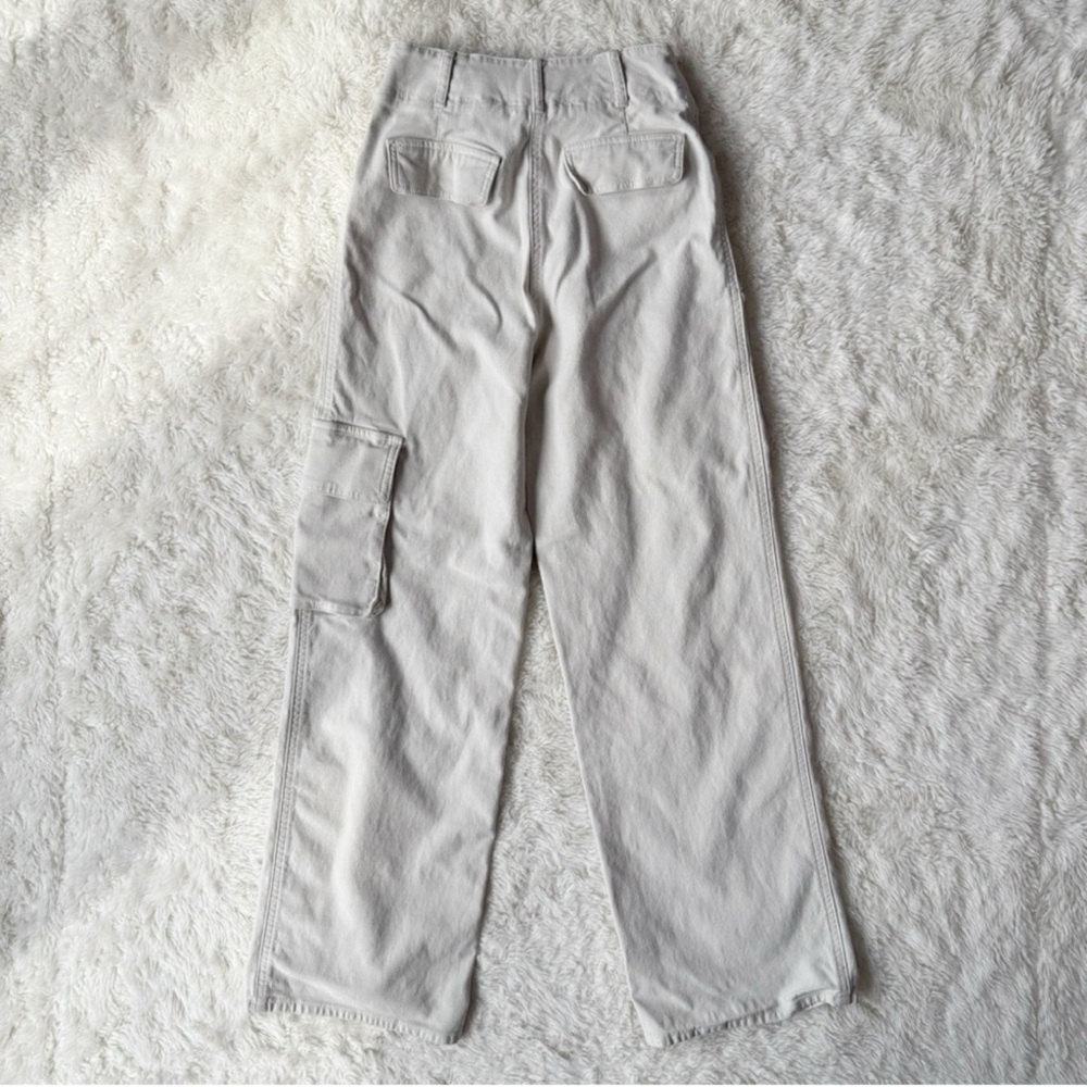 Wilfred Aritzia Women Beige Cargo Utility Wide Leg Pants US4 Casual Contemporary - Picture 7 of 14